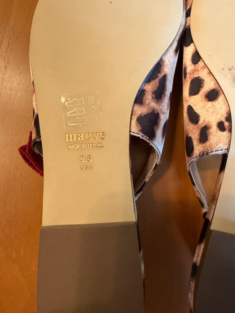 Anthropologie Maeve Side Bow Slingback Flats - Picture 6 of 8